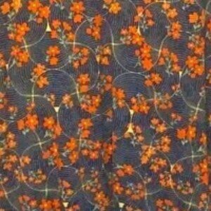 LuLaRoe Irma XS Tunic Top High Low Floral Multicolor Blue Red Yellow Green